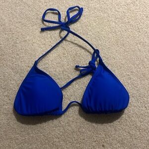 Shein triangle top, cobalt blue, size Medium